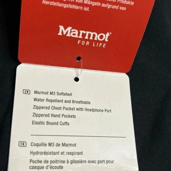 MARMOT Women  warm tempo lightweight black jacket . Zippered pockets, - Picture 12 of 14